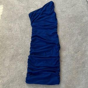 Fitted One Shoulder Dress